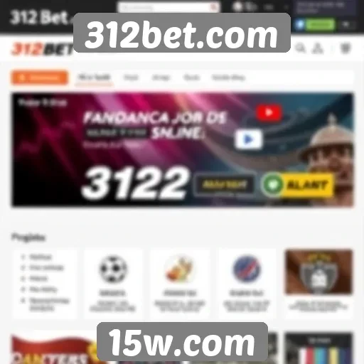 Recursos disponíveis no 312bet.com
